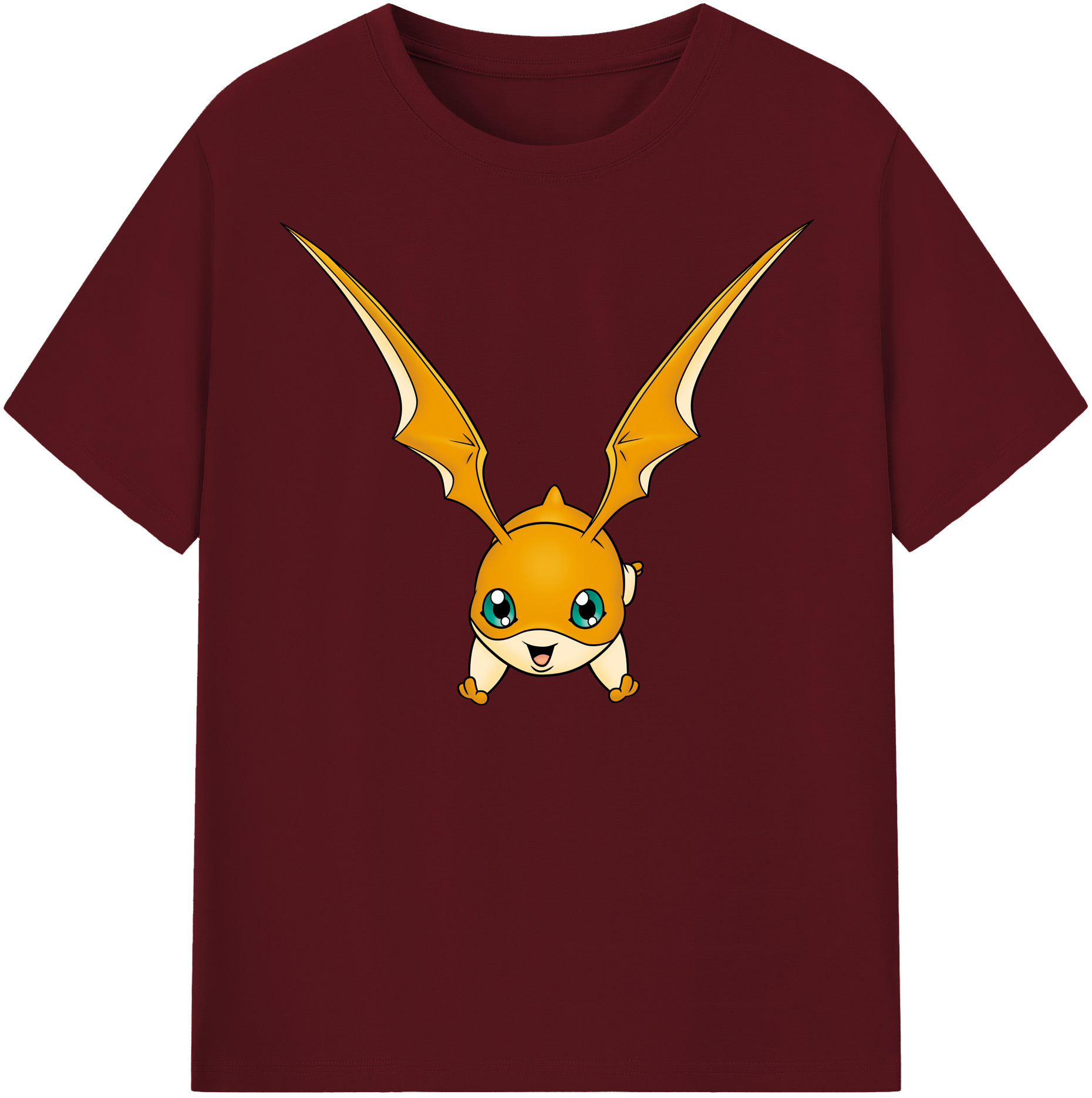 （画像用） Digimon デジタルモンスター/デジモン 綿100％半袖Tシャツ（フロントプリント）